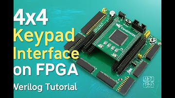 WS_OpenEP4CE6 #06 4x4 Keypad Interface on FPGA(Verilog)