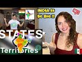 The States + Territories of INDIA Explained Reaction | Geography Now | India