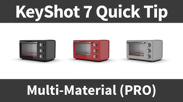 KeyShot Quick Tip: Multi-Materials (PRO)