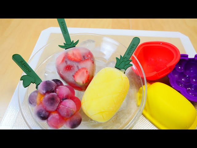 Delicious Fruit Tea with Fruit Ice Pops フルーツアイスバーで めちゃうまフルーツティー