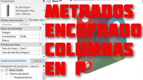 Dynamo revit metrados encofrados automáticos