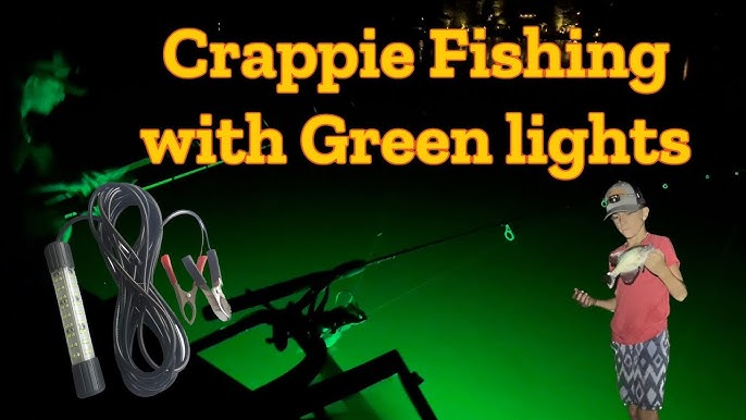Night Fishing 🎣 For Crappie W/ ✨Lighted Bobber✨ Jig & Plastics