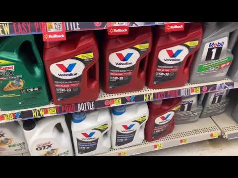 Video: Walmart-da yağ dəyişiklikləri nə qədərdir?