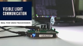 Real-time video transmission through Visible Light Communication using OpenVLC