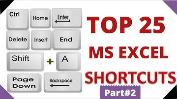 Important MS Excel Short Keys | Most Useful MS Keys | Part# 2
