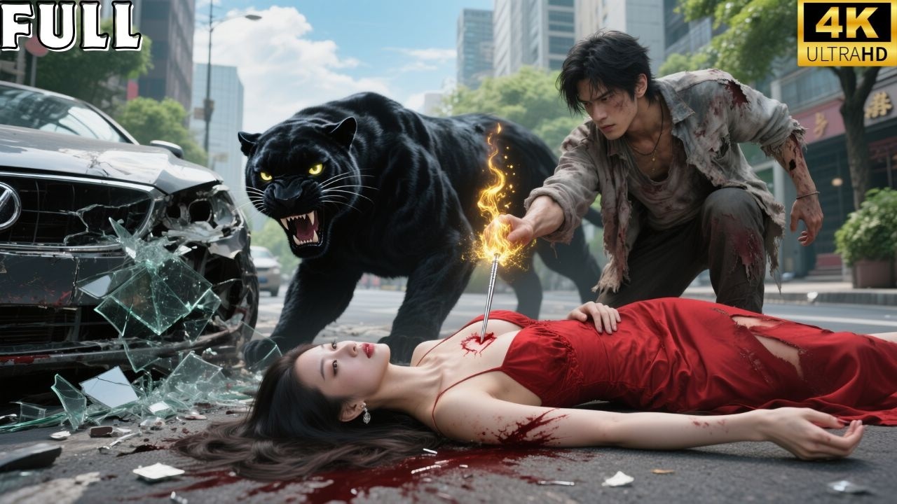 المديرة التنفيذية الجميلة كادت تموت بحادث… فأنقذها متسول بإبرة ذهبية!