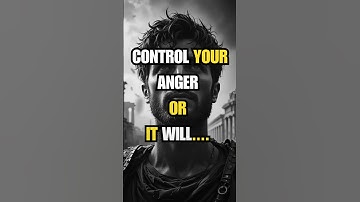 Control Your Anger... Or It Will Control You _ Stoic Mastery of Emotions