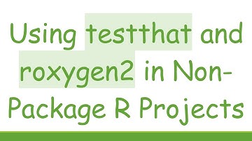 Using testthat and roxygen2 in Non-Package R Projects