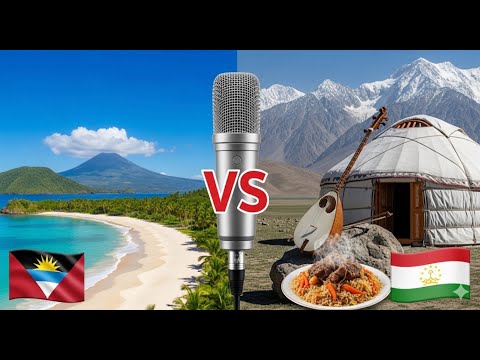 The Caribbean Paradise vs. The Central Asian Enigma: Antigua and Barbuda vs. Tajikistan