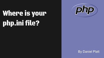 Where is your php.ini file?