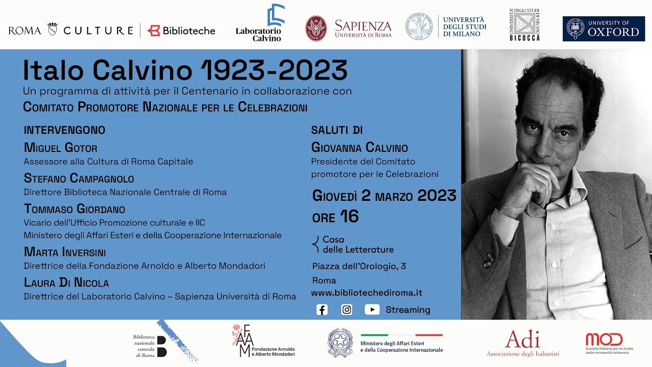 Centenário de Italo Calvino é celebrado com exposição no IICSP