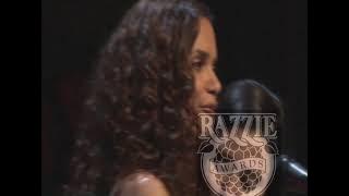 Halle Berry  accepts her RAZZIE® Award