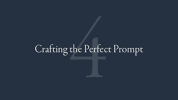 AI 101 - Session 4: Crafting the Perfect Prompt