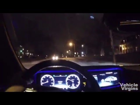 Mercedes S550 Gece Sürüşü