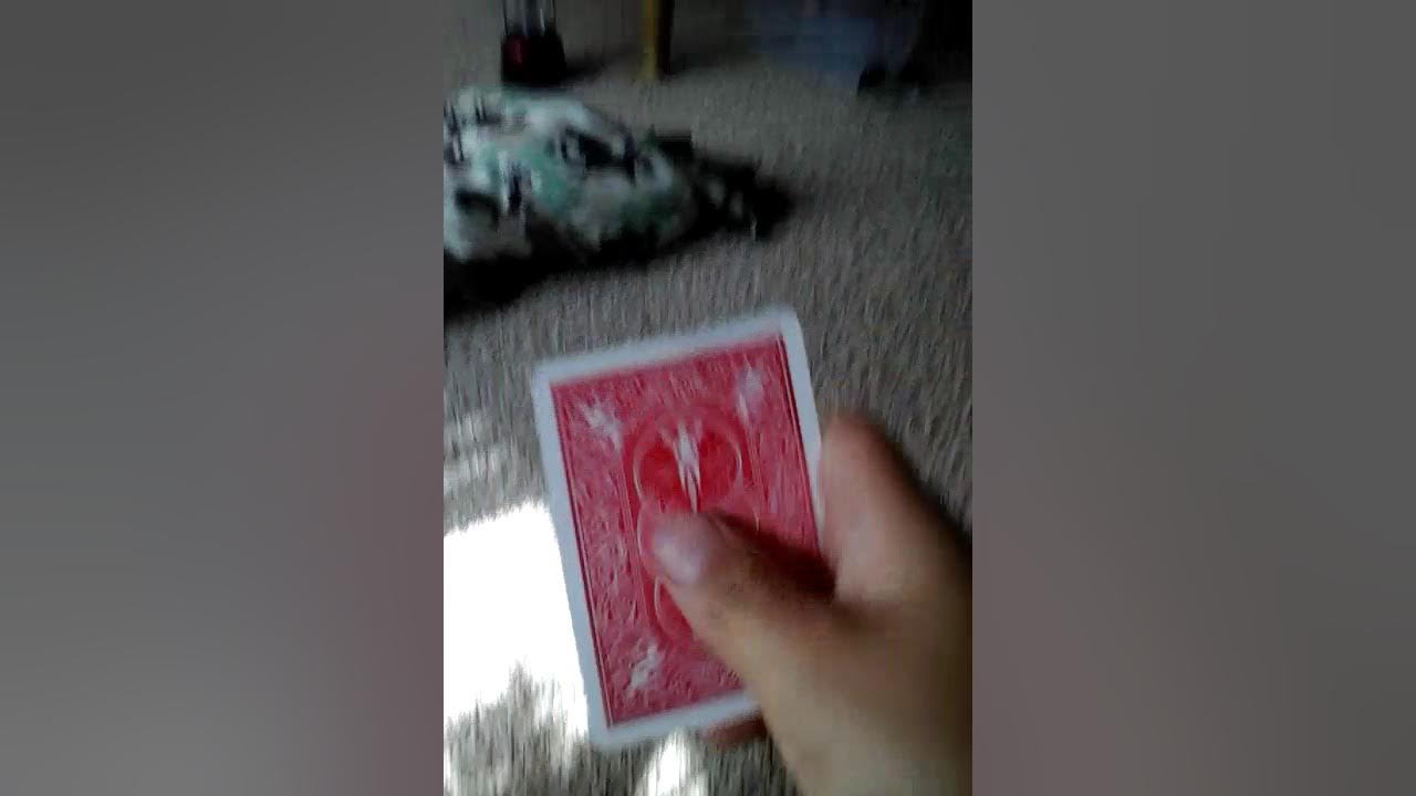 How to throw playing cards YouTube
