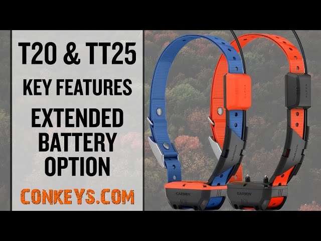 NEW Garmin TT25 & T20 Features - Extended Battery Option 