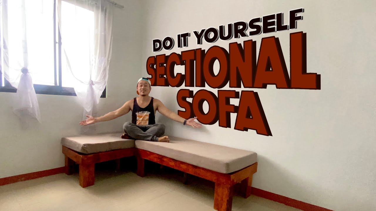 Simple Sectional Sofa Do It Yourself YouTube