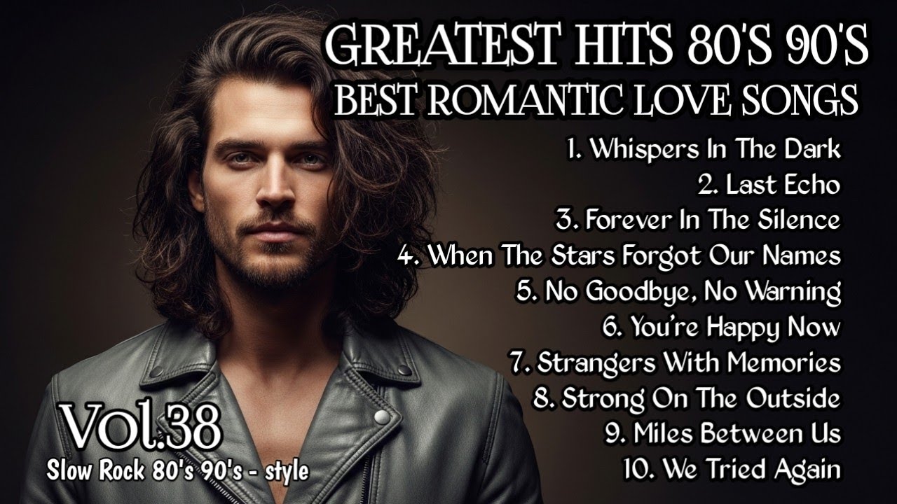 🎸 Best Romantic Love Songs 💖 | Love Songs of the 80s,and 90's |Slow Rock  style,Playlist Vol.38