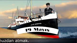 19 Mayıs 102. Yıl Anısına Nurettin Gibi Atasını Uğurlayan Çocuklarım...