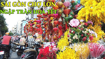 Sài Gòn Chợ Lớn tràn ngập Sắc Hoa rực rỡ những ngày cận tết 2022 | Sức Sống 360