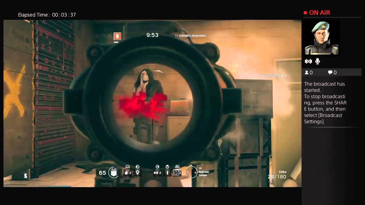 Moneymad27 Tom Clancy Rainbow 6 Siege Live PS4 Broadcast - YouTube