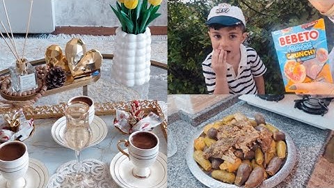 زيارتي عند رفيقتي -تجربتي مع المكنسةـمحشي كوسا وبادنجان #قهوتي #مشاوير #عالم_ربى