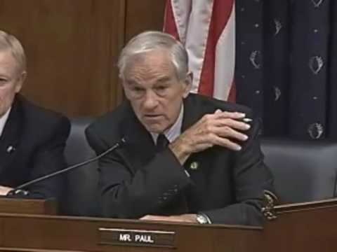 Ron Paul Q&A at House Financial Services Committee...