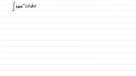 Integral of arctan(x) Integration By Parts