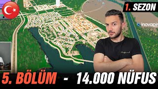 KANAL YAPTIM ŞEHRİ SU BASTI ! Cities Skylines 5. BÖLÜM [1. SEZON]