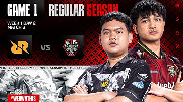 RRQ HOSHI vs ALTER EGO | Regular Season Week 1 Day 2 | Game 1 | #MPLIDS16