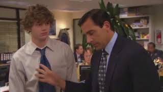 evan peters deleted scene from the office