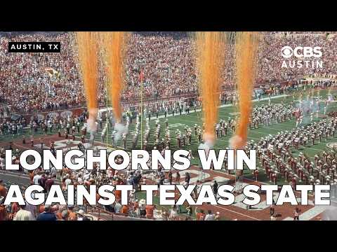 Longhorns open season with win over Texas State as football fever returns to Austin