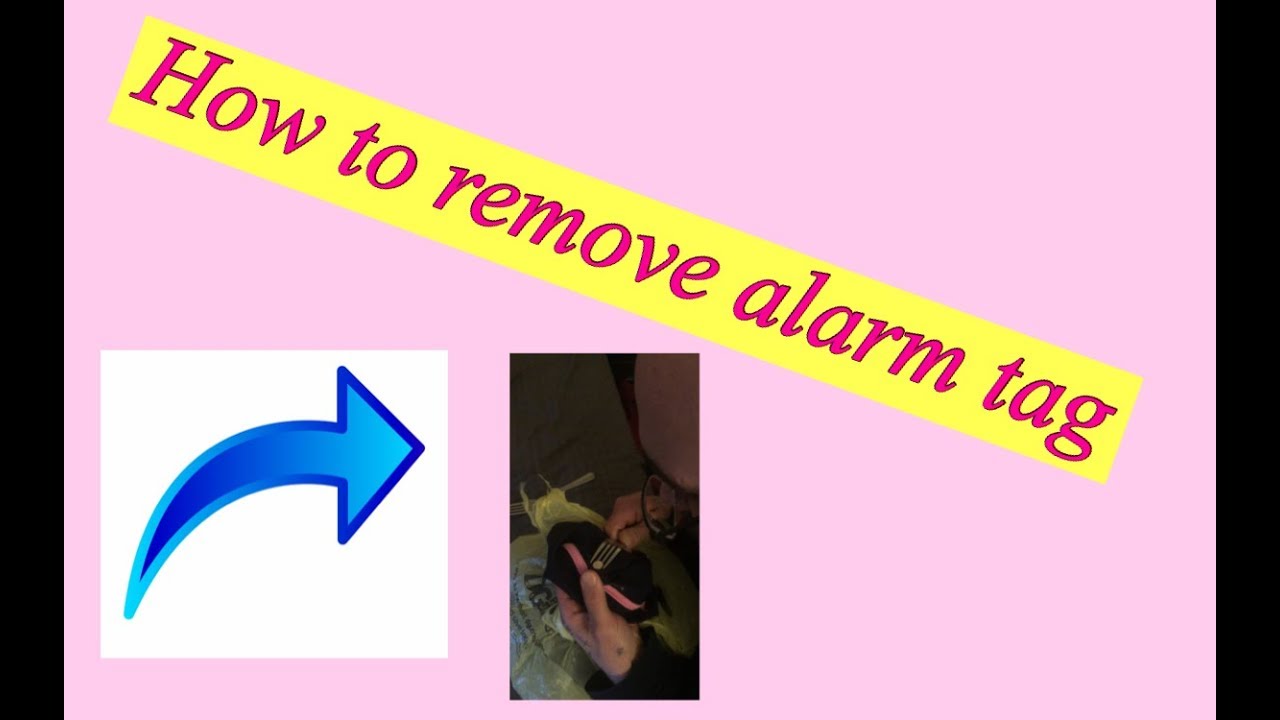 How to take off alarm tags on clothes ||with two forks|| - YouTube