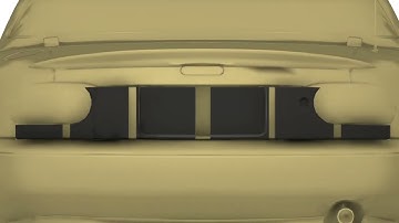 3D Printed NA Miata Rear Finish Panel