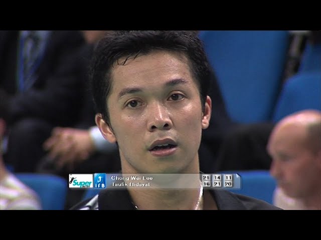 [FullHD|50FPS] - MS - Taufik Hidayat vs Lee Chong Wei - 2008 French Open - Highlights class=