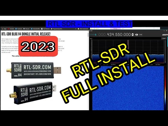 RTL-SDR V4 (Software Defined Radio) mit Dipolantennenkit – Elektor