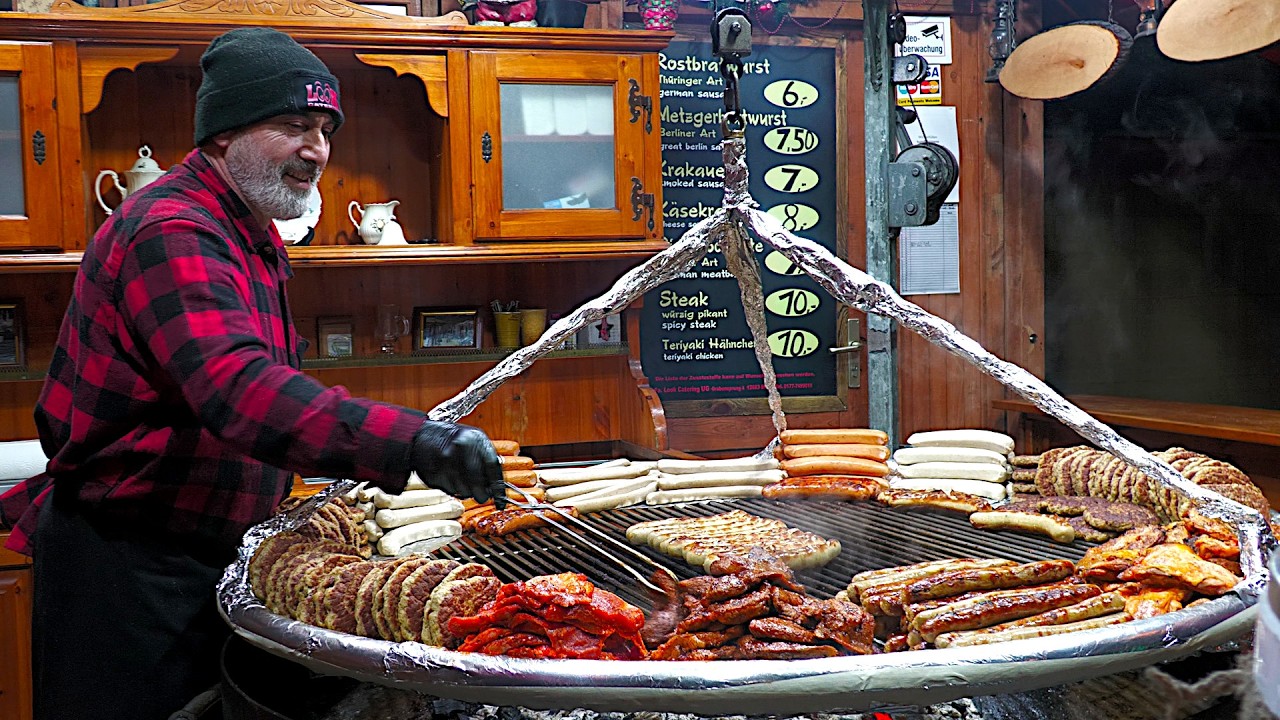 German Christmas Street Food | Berlin Christmas Market Special