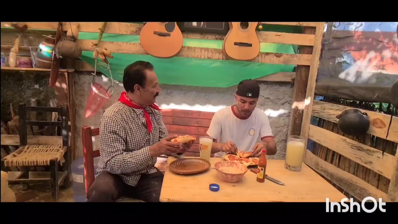 Me invito mi hijo david  hoy a comer