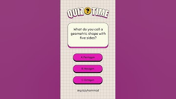 What’s a 5-Sided Shape Called?