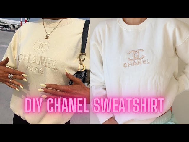 chanel sweatshirt diy hobby lobby｜TikTok Search