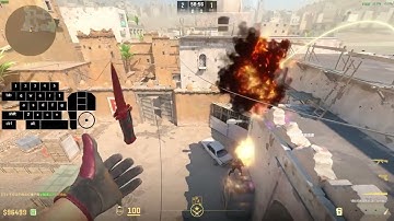 沙2角度很刁钻的8颗实用燃烧弹 cs2 cs2技巧 dust2 cs2教学 电子竞技