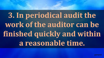 PERIODICAL OF FINAL OR COMPLETE AUDIT