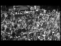 Crowd in Piccadilly Circus, London assembled to celebrate the V-E Day of Allied v...HD Stock Footage