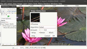 GIMP Filter Edge Detection