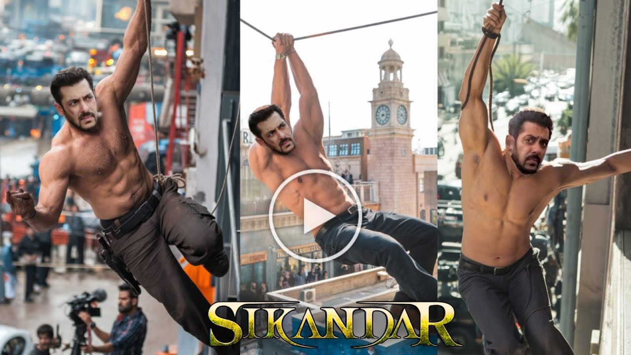 LEAKED Sikandar Movie Deadly High Octane Action Scene Shooting by ...