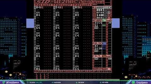 Commodore 64 - Sid Wizard - Trying to make Raptor wave 1 in SID