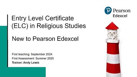 ELC Religious Studies: New to Pearson Edexcel