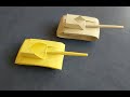 Простой танк из бумаги оригами. Поделка на 9 мая. How to make a tank out of paper