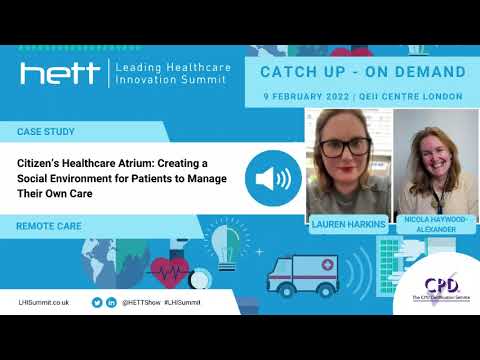 Citizen’s Healthcare Atrium: Creating a Social Environment for Patients to Manage Their Own Care