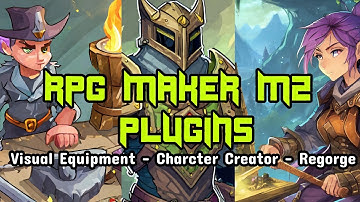 RPG MAKER MZ PLUGINS: Character Creator - Crafting - Visual Armors